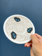 Plato Chico Mariposa Azul - PREVENTA (6 a 12 SEMANAS)