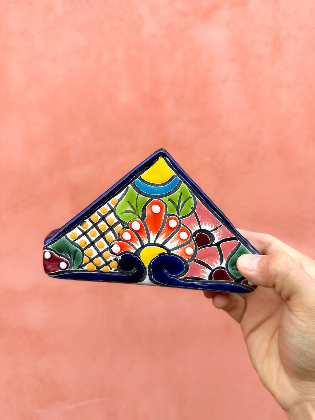 Servilletero de Talavera Mil Colores - PREVENTA (6 a 12 SEMANAS)