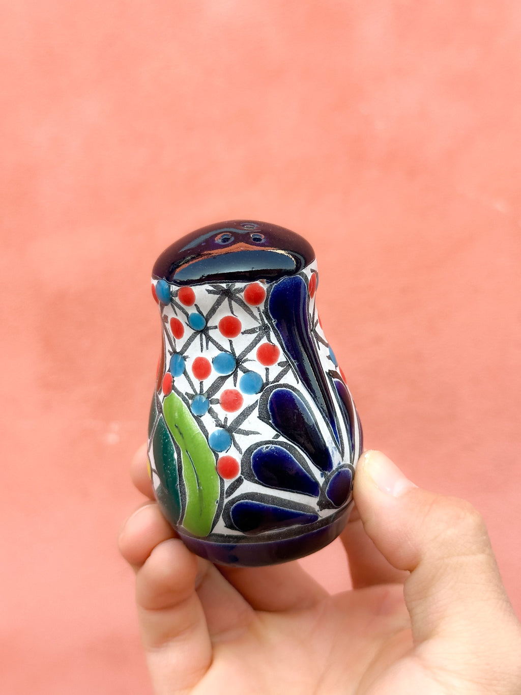 Salero de Talavera Mil Colores - PREVENTA (6 a 12 SEMANAS)