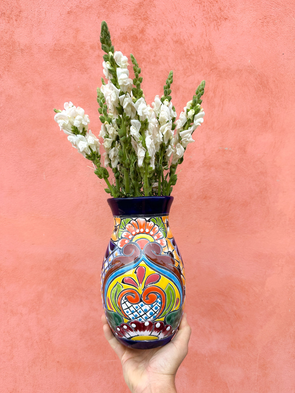 Florero de Talavera Mil Colores - PREVENTA (6 a 12 SEMANAS)
