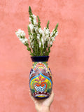 Florero de Talavera Mil Colores - PREVENTA (6 a 12 SEMANAS)