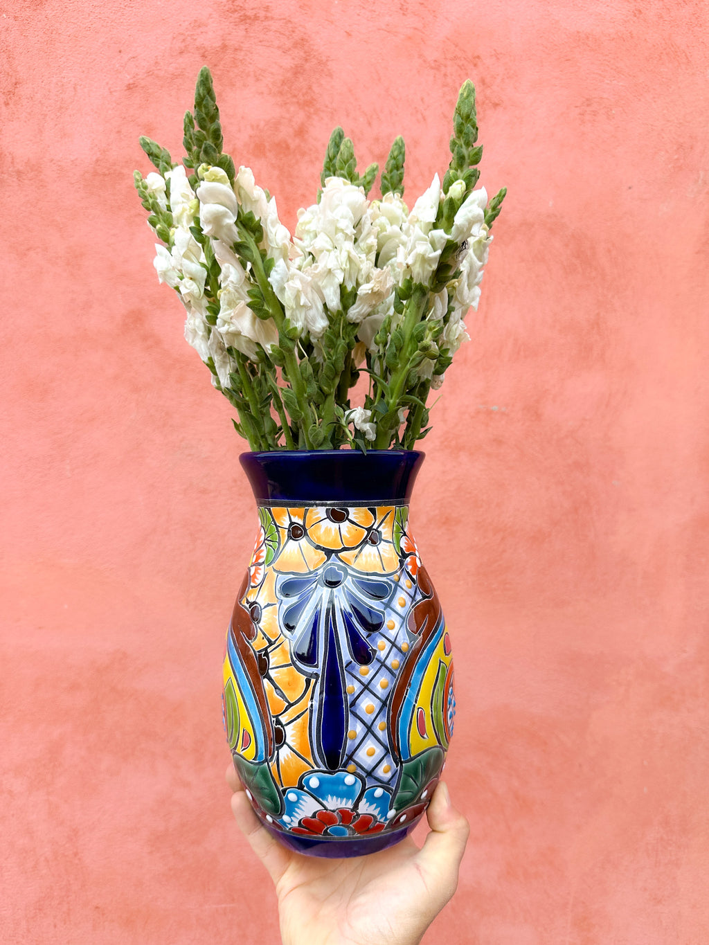 Florero de Talavera Mil Colores - PREVENTA (6 a 12 SEMANAS)