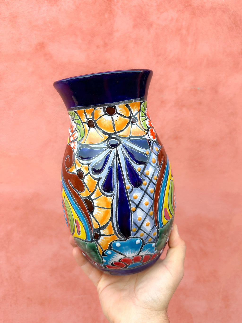 Florero de Talavera Mil Colores - PREVENTA (6 a 12 SEMANAS)