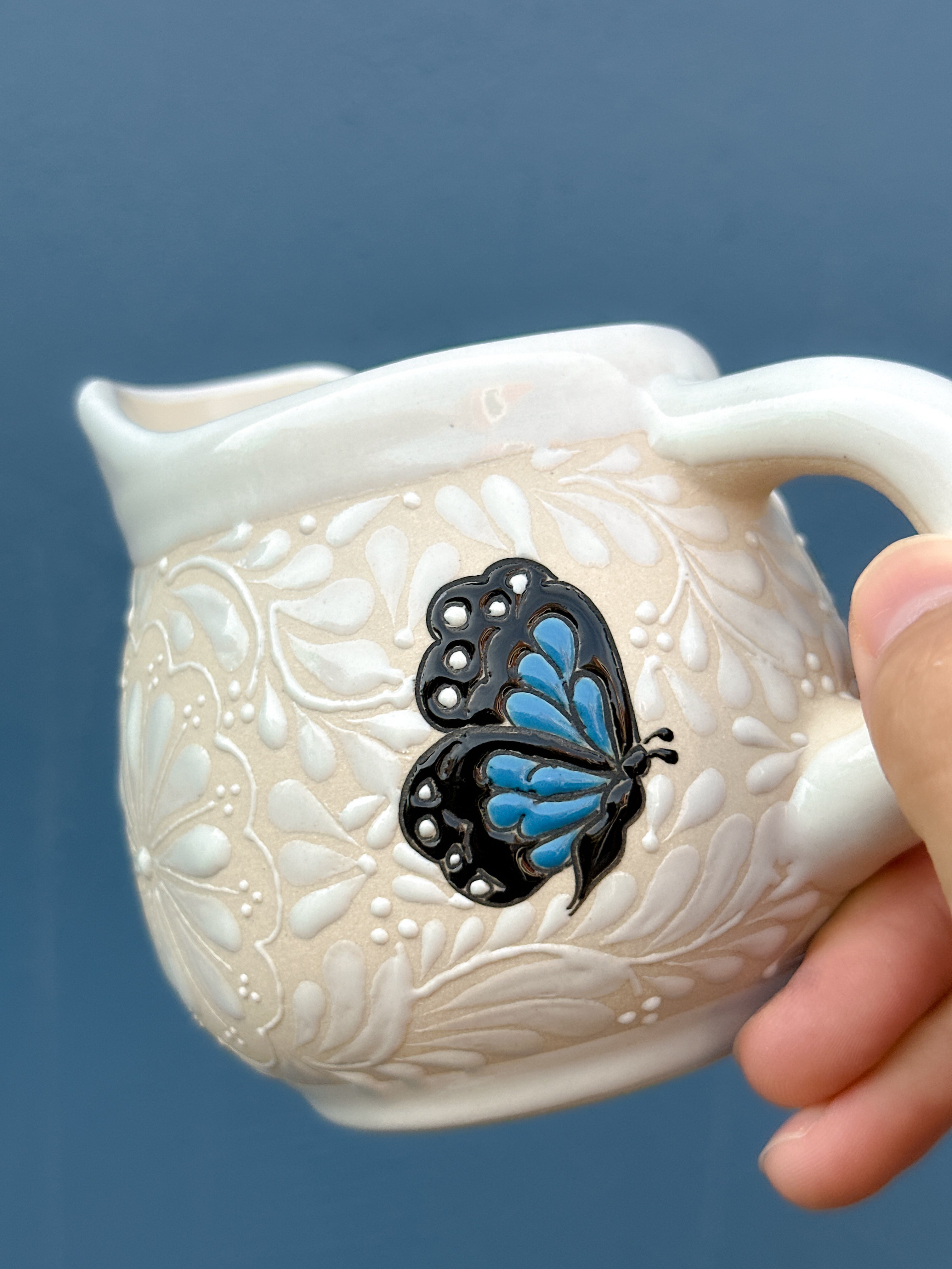 Cremera Mariposa Azul. - PREVENTA (6 A 12 SEMANAS)