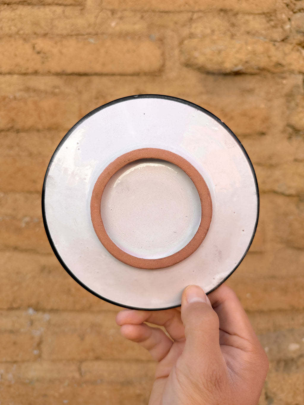 Plato para Postre de Talavera Negra - PREVENTA (6 a 12 SEMANAS)