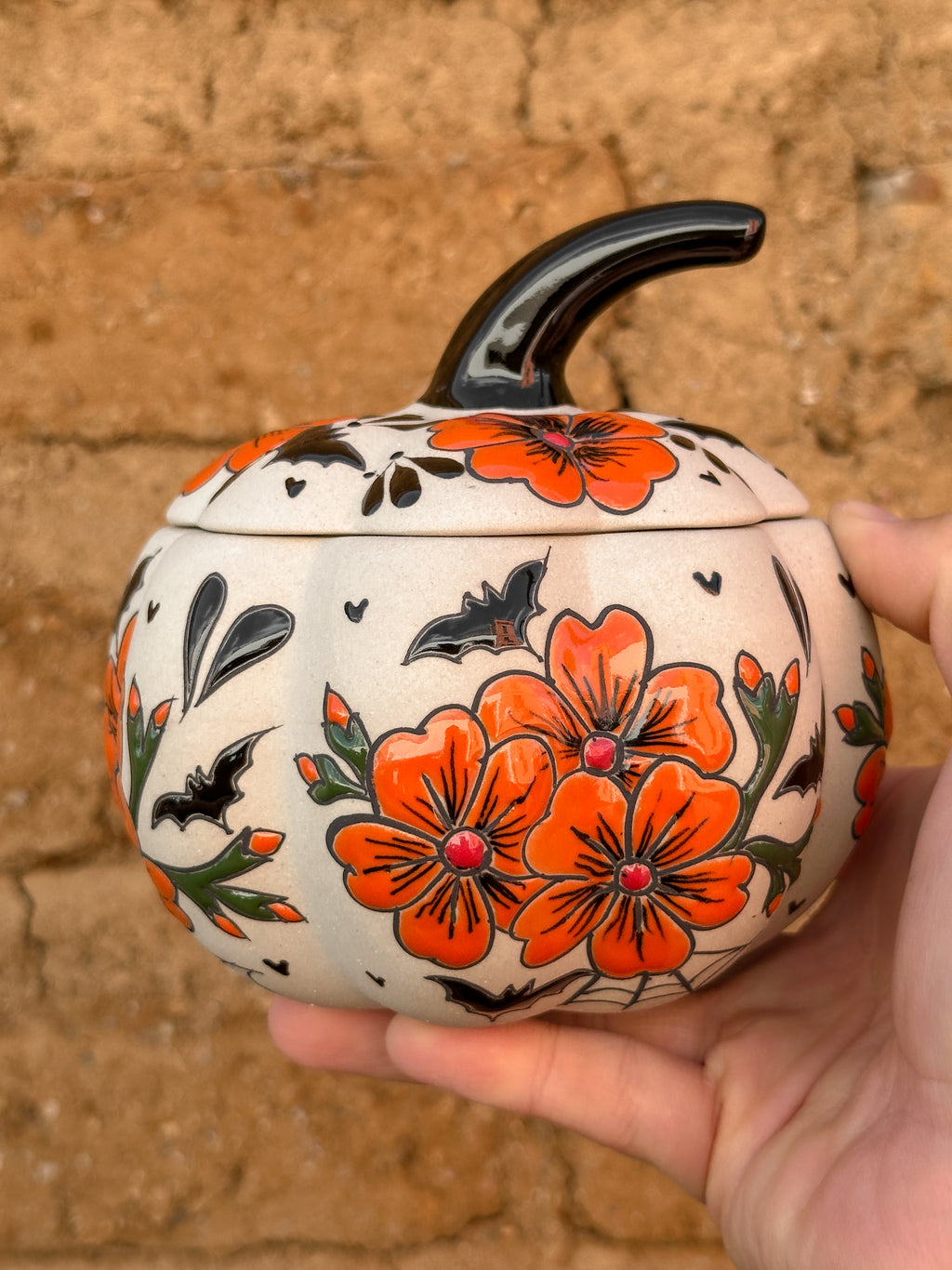 Calabaza Flores y Murciélagos - PREVENTA (6 a 12 SEMANAS)