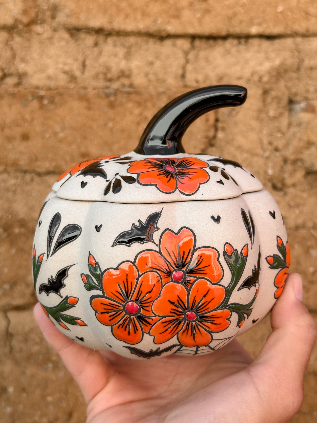 Calabaza Flores y Murciélagos - PREVENTA (6 a 12 SEMANAS)