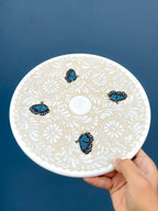 Plato Grande Mariposa Azul - PREVENTA (6 a 12 SEMANAS)