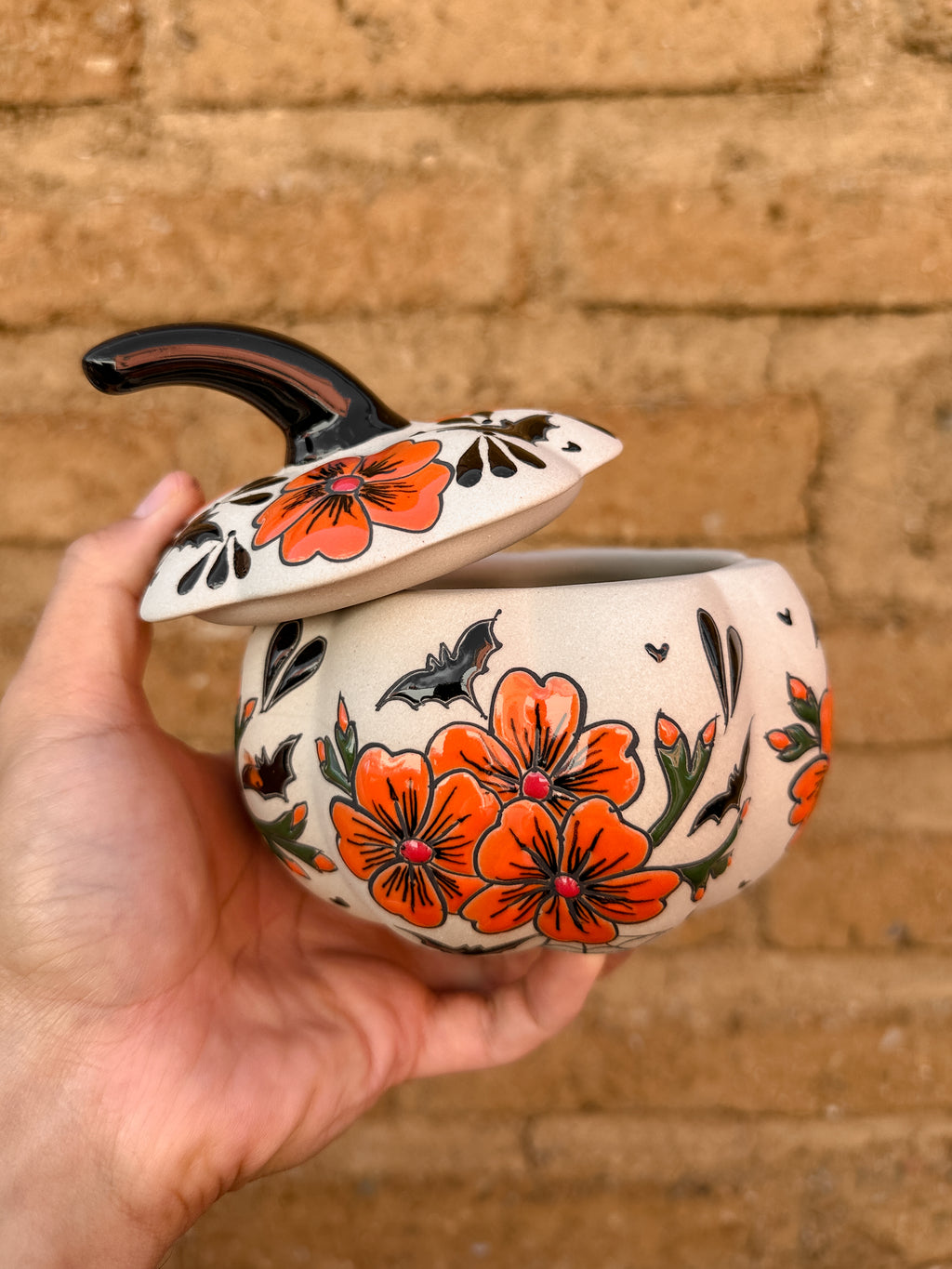 Calabaza Flores y Murciélagos - PREVENTA (6 a 12 SEMANAS)