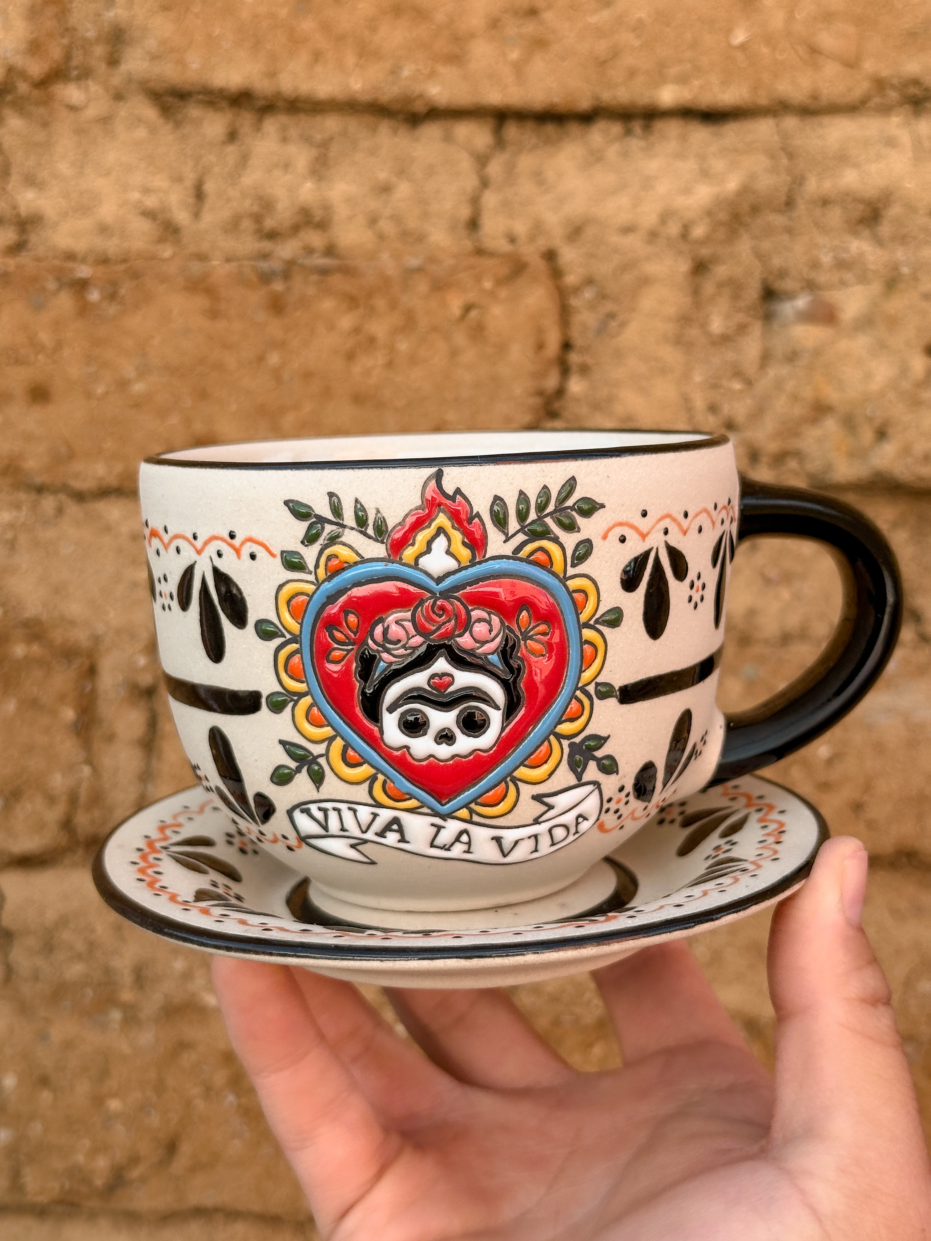 Juego de Taza con Plato Viva la Vida - PREVENTA (6 a 12 SEMANAS)