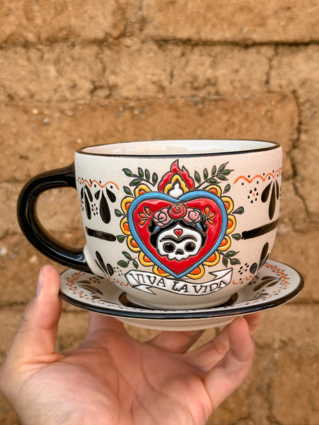 Juego de Taza con Plato Viva la Vida - PREVENTA (6 a 12 SEMANAS)