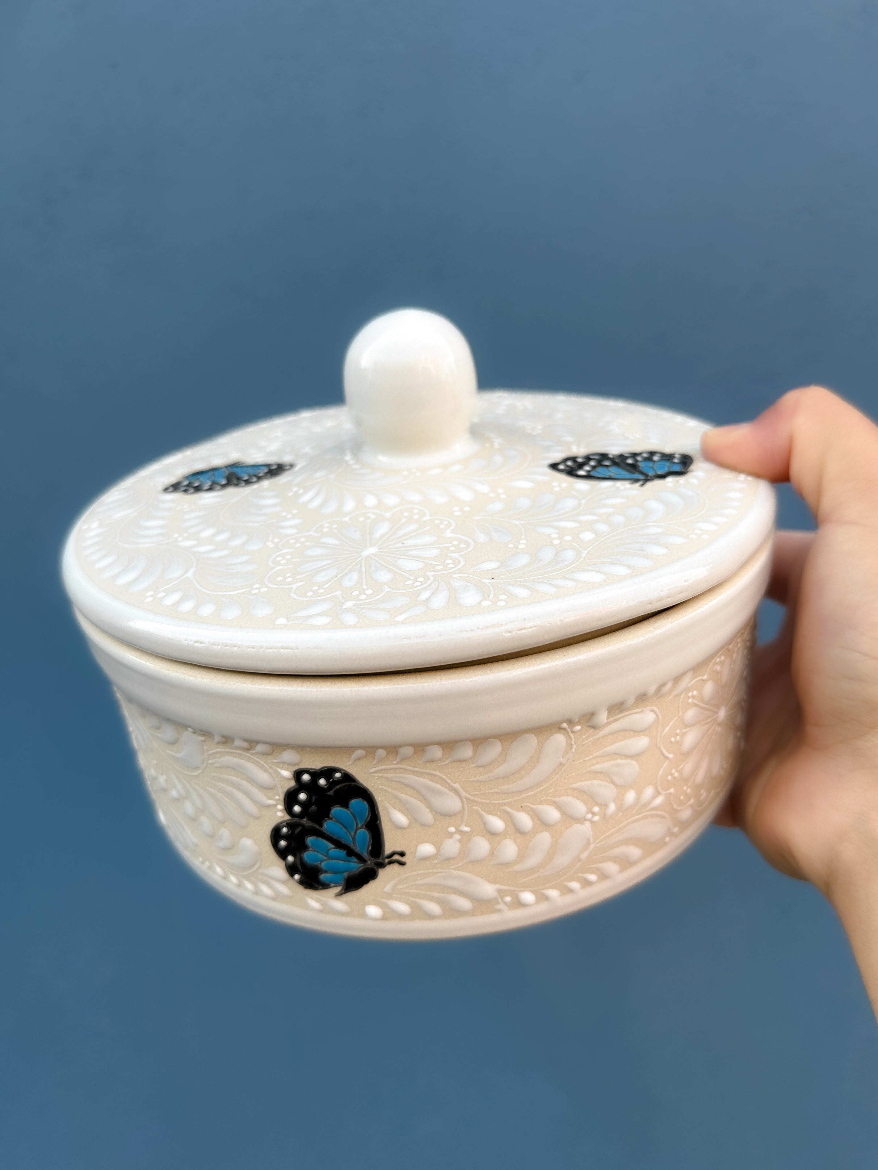 Tortillero Mariposa Azul - PREVENTA (6 a 12 SEMANAS)