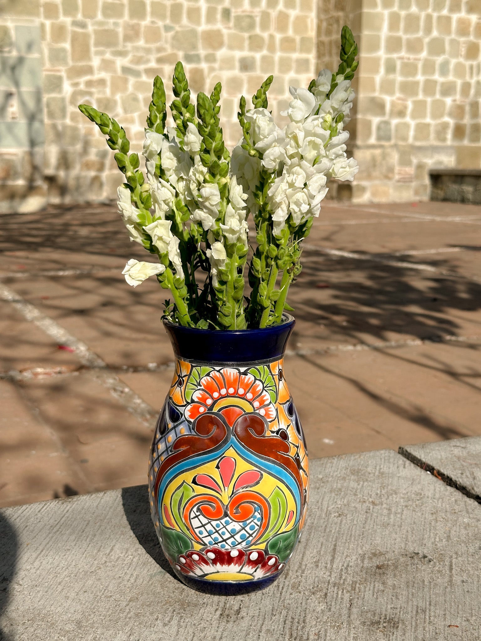 Florero de Talavera Mil Colores - PREVENTA (6 a 12 SEMANAS)