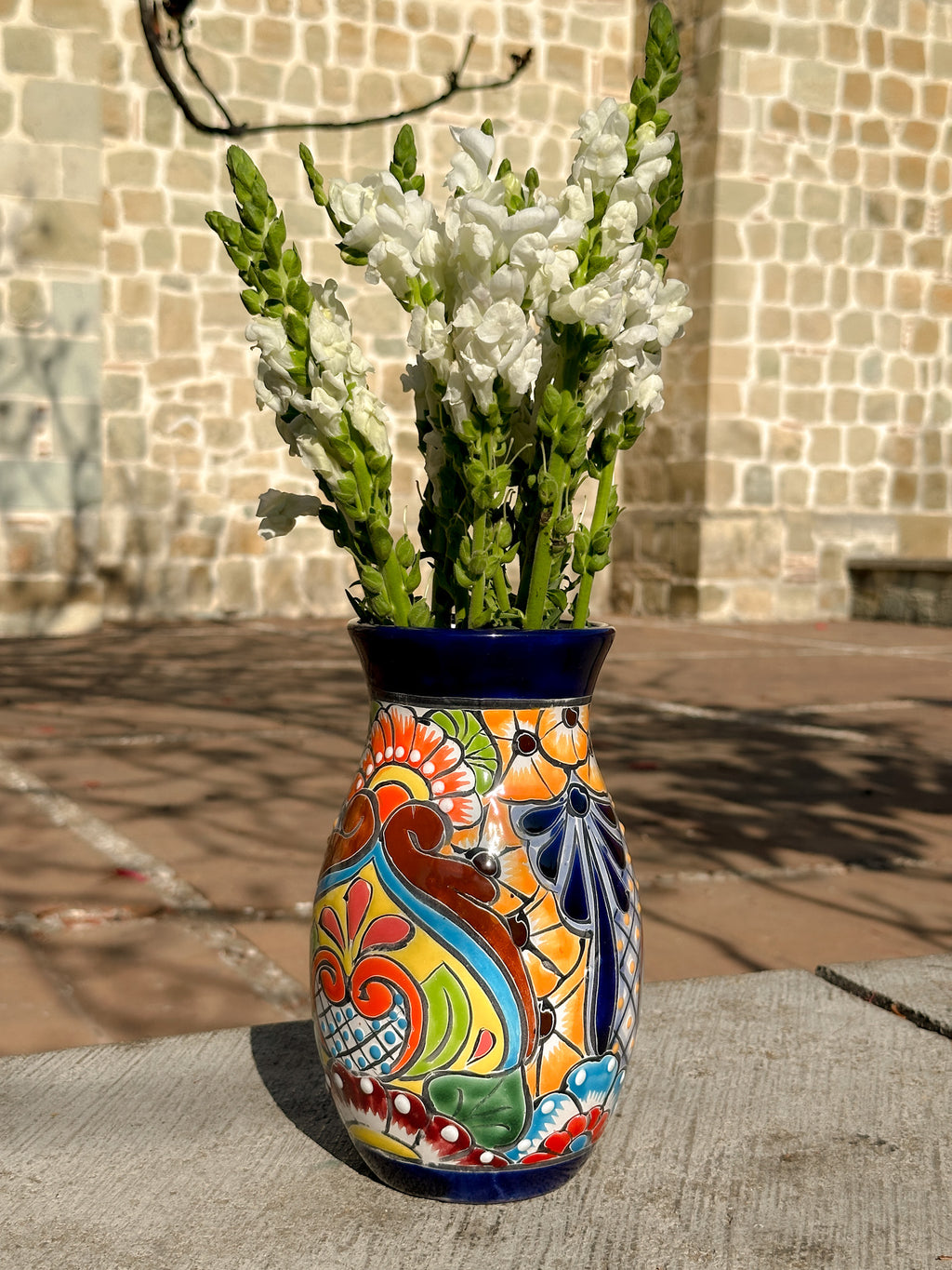 Florero de Talavera Mil Colores - PREVENTA (6 a 12 SEMANAS)