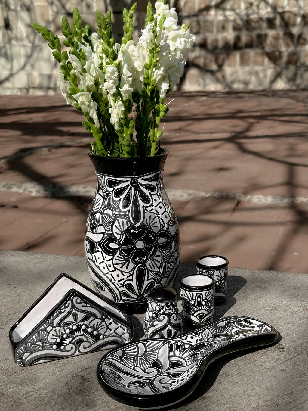 Set "Mi Casita" de Talavera Negra - PREVENTA (6 a 12 SEMANAS)