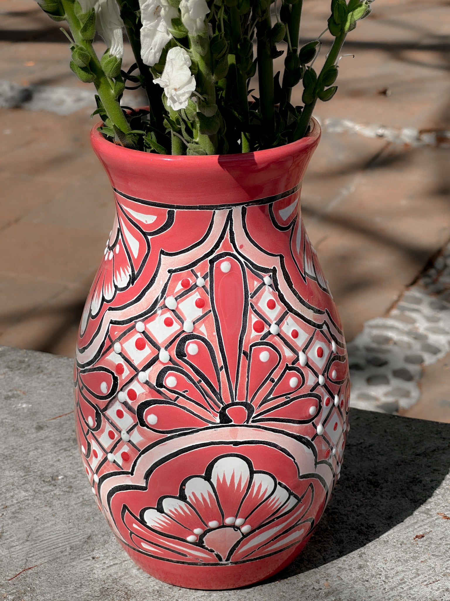 Florero de Talavera Rosa - PREVENTA (6 a 12 SEMANAS)