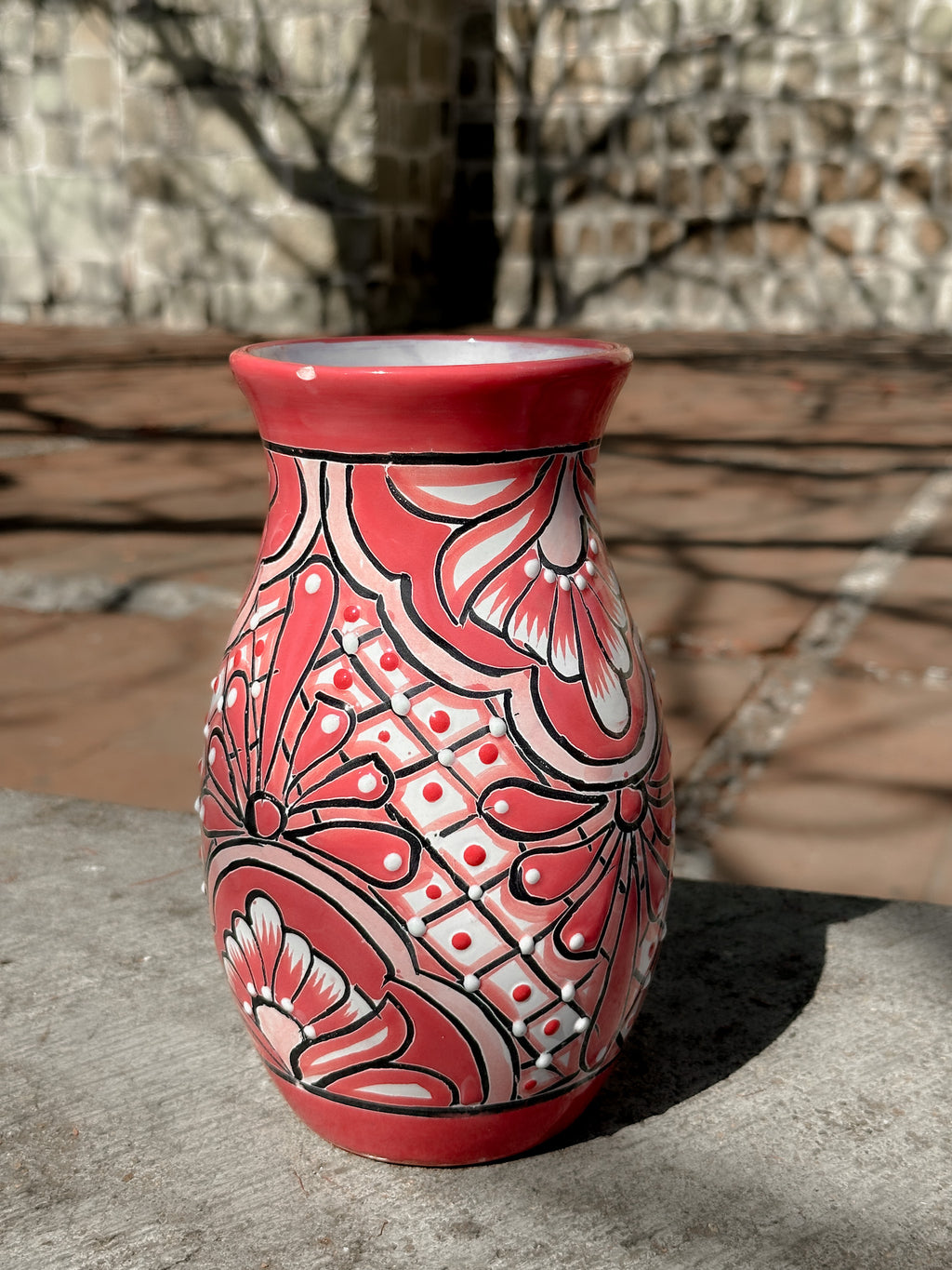 Florero de Talavera Rosa - PREVENTA (6 a 12 SEMANAS)