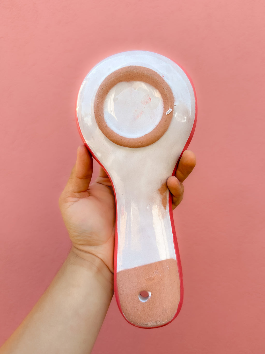 Porta Cucharas de Talavera Rosa - PREVENTA (6 a 12 SEMANAS)