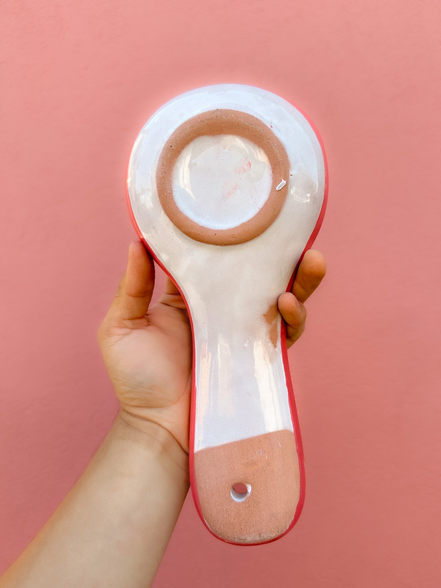 Porta Cucharas de Talavera Rosa - PREVENTA (6 a 12 SEMANAS)