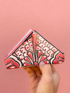 Servilletero de Talavera Rosa - PREVENTA (6 a 12 SEMANAS)