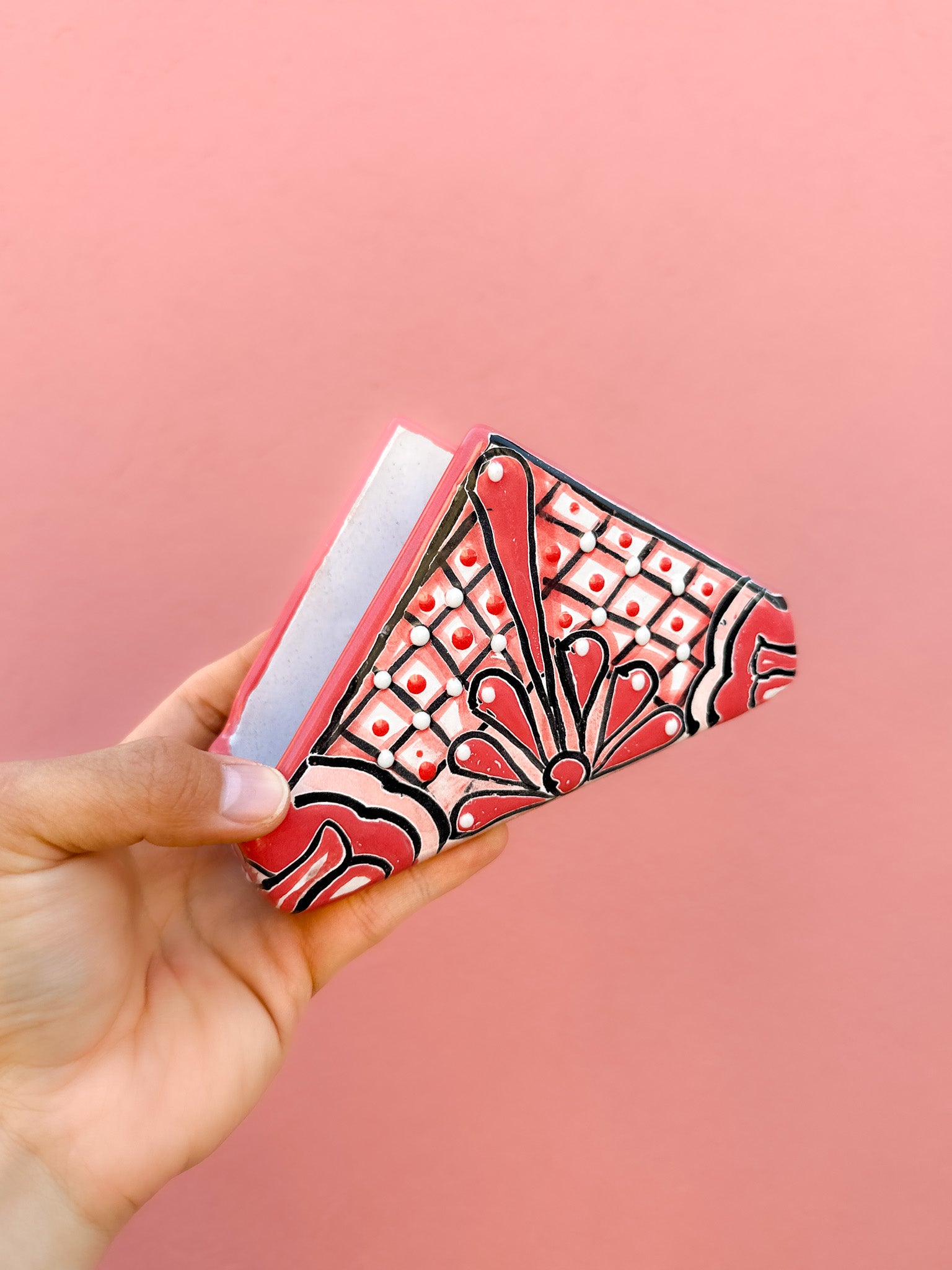 Servilletero de Talavera Rosa - PREVENTA (6 a 12 SEMANAS)